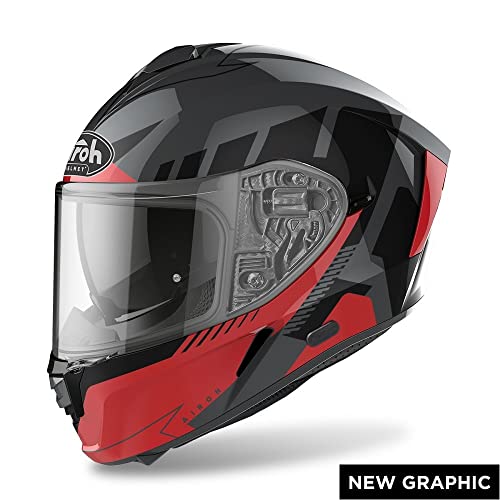 Airoh casco spark rise red gloss s