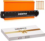 【Medidor de Contornos】 El paquete incluye: 1 medidor de contorno profundo de 25 cm y regalo gratuito: 5 pines adicionales. Contour Gauge with Lock puede mantener la forma sin cambios y medir y duplicar con precisión un perfil para tubos enrollados, carpintería, marcos circulares, etc.