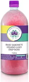 Base Sabonete Líquido Luxo Deep Rose, 1 Litro, Personalizável, para Mãos, Rosto e Corpo, Império das Essências