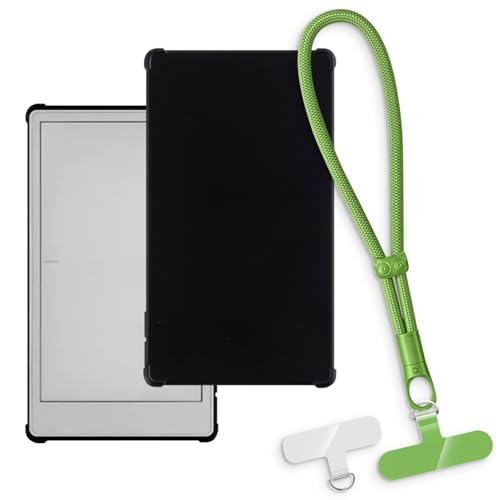 OAGELIM 2-in-1�ی�P�[�X�ƃ��X�g�X�g���b�v M5 Stack Paper S3 ESP32-S3 �Ƃ̌݊������� ���O���\�ȃ��j���[�h�t���d�b�J�o�[�A����~�ߕ����h�~�O���b�v�n���h�� (�u���b�N + �O���[��)