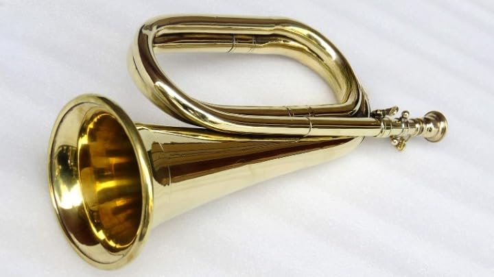 Regulation Bugle US Military Cavalry Horn Handmade