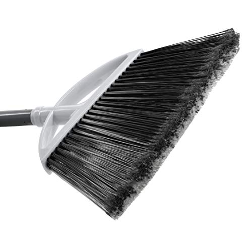 Radley & Stowe Angle Broom & Dustpan Set With Dual-Textured Bristles (Grey) #TOP3