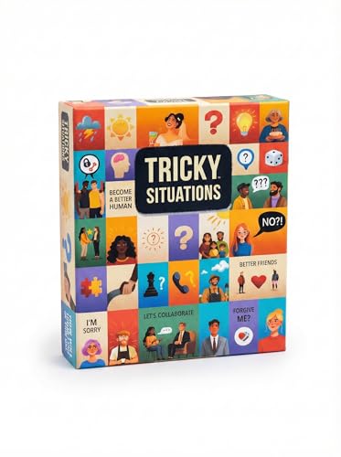Guest House Games Tricky Situations™ – Conflict Resolution Board Game for Teens & Adults | Practice Real-Life Skills Through Everyday Scenarios | Family & Group Game Night | Ages 13+