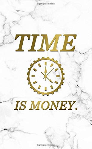 Time Is Money: 2020-2021 Two Year Marble & Gold Monthly Pocket Planner