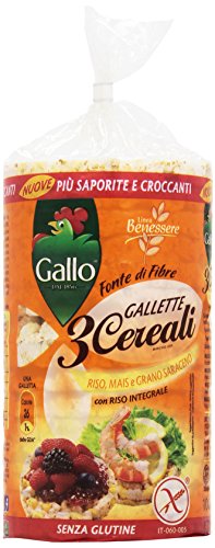 Gallo Gallette di Riso 3 Cereali Gr.100