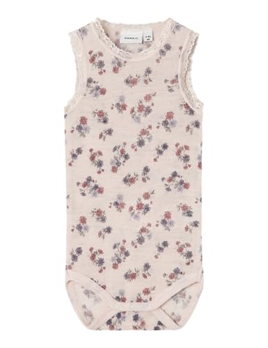 NAME IT Baby-Mädchen Nbfwang Wool Needle Tank Body, Rosa, 62