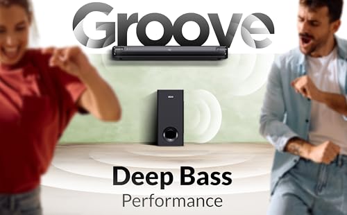 Image of AKAI Soundbar Home Theatre 100W with Remote - 1 Year Warranty | 2.1 Channel Sound Bar with 5.25 inch Sub-Woofer | HDMI ARC, V5.3 Bluetooth, USB, Aux Input | Supports TV, PC & Smartphone (SigmaX-100)