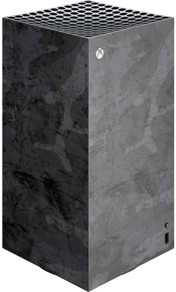 Skinit Decal Gaming Skin Compatible with Xbox Series X Digital Edition Console - Grey Street Camo Design