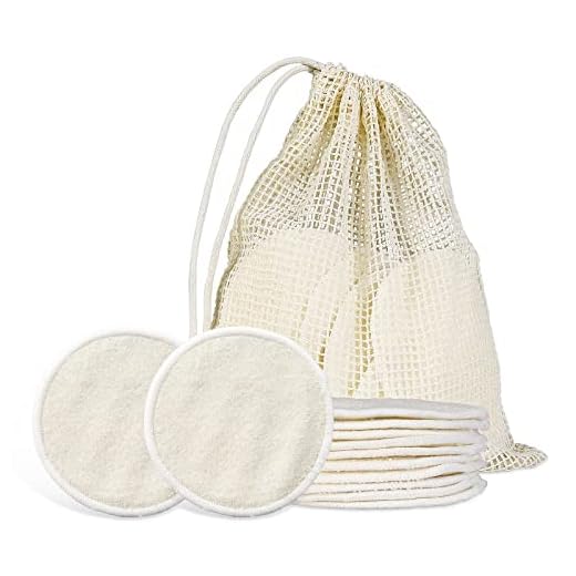Almohadillas Desmaquilladoras Reutilizables, Bambú Suave O Rondas Faciales De Algodón Con Bolsa De Lavandería, Prefecto Para Limpiar La Cara, Removedor De Maquillaje De Ojos (12 Piezas)