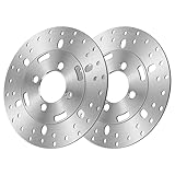 M MATI 2 PCS Front Left/Right Brake Disc Rotor for Yamaha Big Bear 350 YFM350 Big Bear 400 YFM400 Kodiak 400 YFM400 Grizzly 400 YFM400 Wolverine 350 YFM350 4KB-2582T-00-00