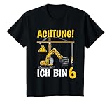 Ich bin schon 6 Jahre Baustelle Geburtstag Party
