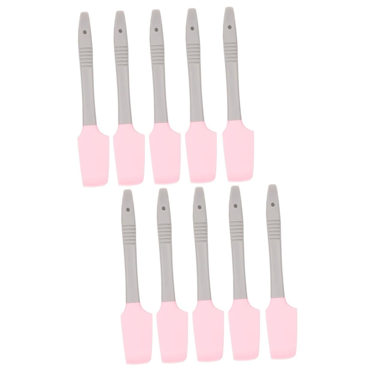 Housoutil 10 Pcs Apply Wax Spatula Wax Applicator Sticks Silicone Lip Applicator Cosmetic Beauty Spatula Beauty Massage Stick Face Massage Wand Mini Jar Care Hair Removal Stick, 19x3.5cmx2pcs