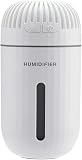 Portable Mini Humidifier LtYioe Humidifiers for Bedroom, Personal Desk Air Humidifier for Plants Car