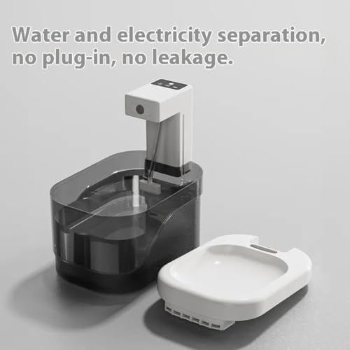 Fuente automática para beber gatos y perros 2000ml miniatura 6