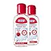 Produktbild SOS Desinfektion Hand-Gel, 2 x 50 ml Flasche, Handdesinfektion gegen 99,99 % der Bakterien, Pilze und Viren* in 30 Sekunden ohne Verkleben, Desinfektionsmittel für unterwegs