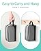 Elviros Travel Toiletry Bag for Men Hanging Dopp Kit Shaving Bag Toiletries Organizer Small Toiletry Bag for Traveling (Denim Grey)