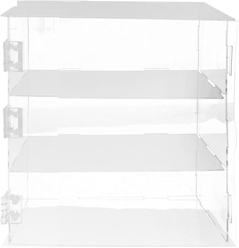 3 capas de 11 pulgadas de ancho x 4.7 pulgadas de profundidad x 14 pulgadas de alto, vitrina de exhibición de acrílico para figuras de acción