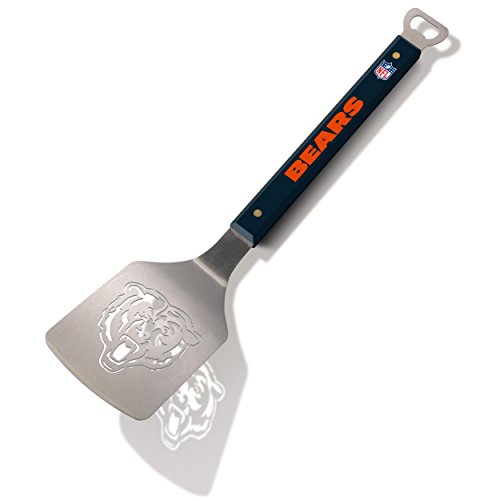 YouTheFan NFL Chicago Bears Spirit Series Sportula Stainless Steel Grilling Spatula , 18 1/2