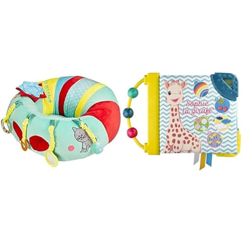 Sophie la Girafe - Baby Seat et Play fauteuil de Jeux - Set d'activité pour enfant & Plastique 1 Livre d'Eveil pour les bébés Multicolore - Nombreuses...