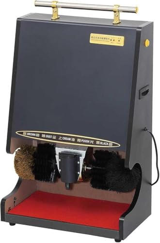 Mixtric Cireuse À Chaussures Intelligente Cireuse À Induction Automatique Cireuse À Chaussures Pot De Lustrage pour Usage Familial, Hôtelier, Bancaire Et Commercial,Gris