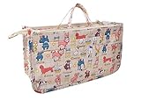 Vercord Patterned Purse Handbag Tote Pocketbook Bag Organizer Insert with Zipper Handle for Women Large Dogs