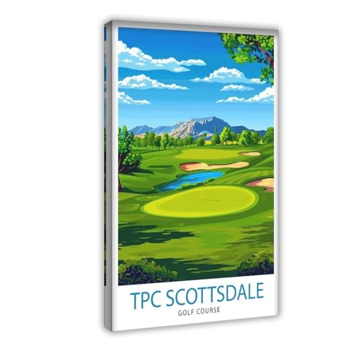 SWDXA TPC Scottsdale Golf Course Wall Art 20x30 Canvas