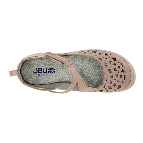 Jbu By Jambu Women's Bellerose Mary Jane Flat, Dusty Rose, 7 #TOP2