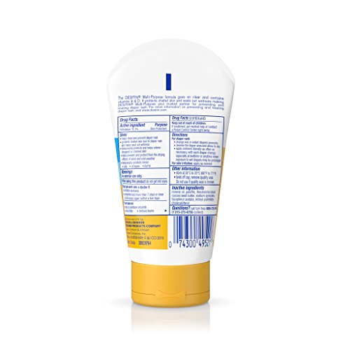 Desitin Skin Protectant And Diaper Rash Ointment Multi-Purpose With Vitamins A & D, Travel Size, 3.5. Oz Tube #TOP4