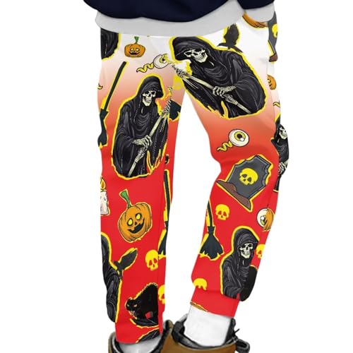 Boys Girls Fit Halloween Christmas Sweatpants with Pockets, Comfy Long Pants Soft for Daily Life4