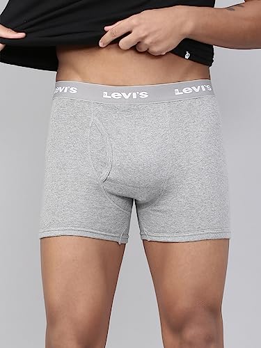 Levi's 001 Classic Boxer Brief for Men, Gray, Pack of 2 - Image 3