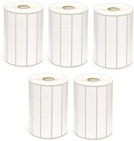 True-Ally 25x15 (Chromo) Barcode Label Sticker - 25mm x 15mm - 4 Ups ...