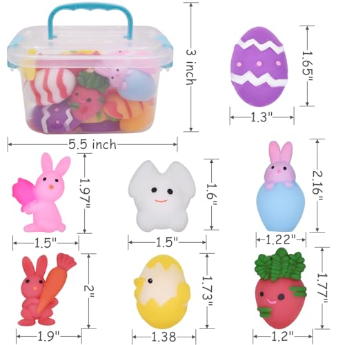 31% Off 24 PCS Easter Mochi Squishy Toys for Kids - Image 4