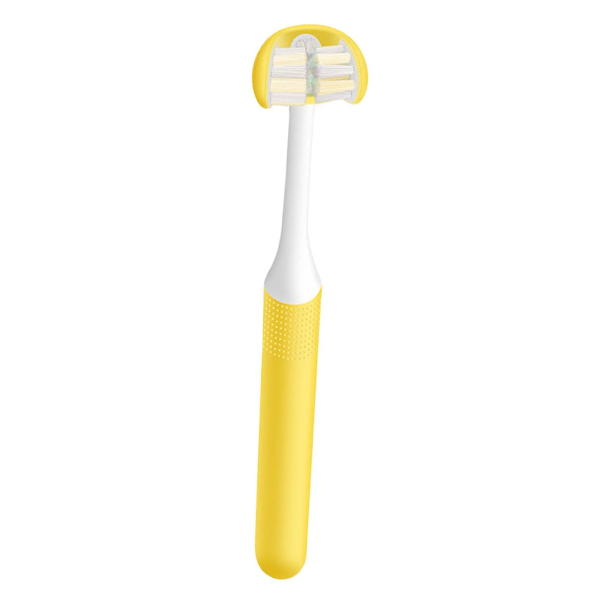 Spazzolino Da Denti a 3 Lati Per Adulti Manuale with Setole Morbide, Design Avvolgente 3d Per Pulizia Completa e Igiene Orale Quotidiana, Impugnatura Ergonomica Per Uso Domestico