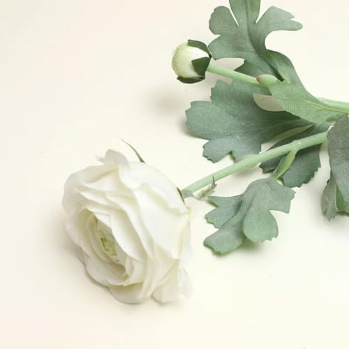 TVIVID Hochwertige künstliche Tau-Lotus, True Touch, Simulationsblumen, Balkon, Garten, Dekoration, falsche rosa Blume, Latex-Tau-Lotuszweig