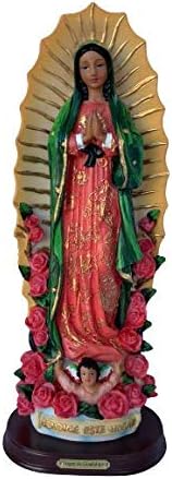 Virgen De Guadalupe - Figura de estatua de resina de 12 pulgadas, Nuestra Señora de Guadalupe