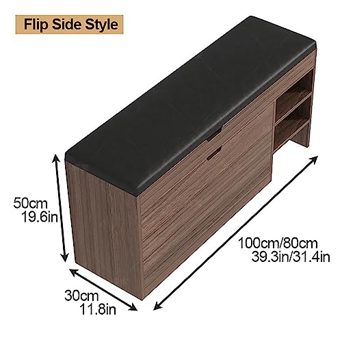 Meuble à chaussures de qualité supérieure et banc d'entrée contemporain - 3