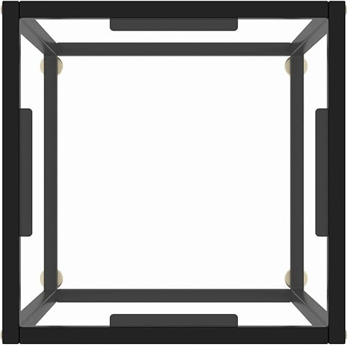 Miniatura 57 de Mesa de centro, mesa de centro industrial, mesa de centro moderna de mediados de siglo, mesa central para sala de estar, mesa de cóctel, mesa Negro