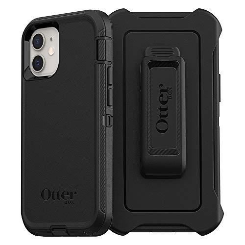 OtterBox Defender Series Schutzhülle für iPhone 12 Mini, Schwarz