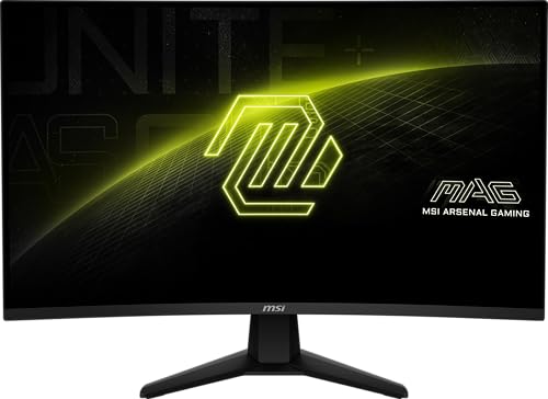 Image of msi MAG 32CQ6F 31.5-inch 2560 x 1440 (QHD) Computer Monitor, 180Hz, AMD FreeSync, HDMI, Display Port, VGA Port, VESA, Tilt, Height Adjustable, Speaker, 0.5ms, Black