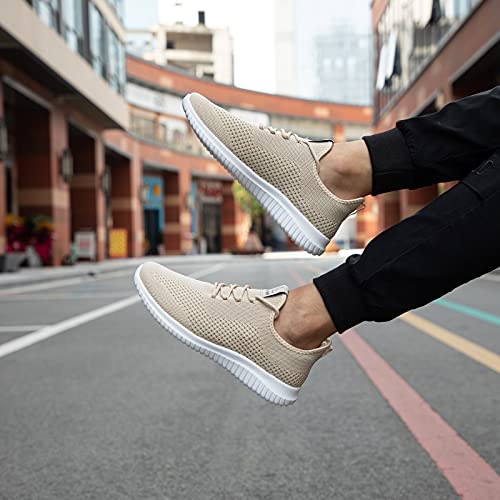 Image of YDB Men's Running Shoes Ultra Lightweight Breathable Walking Shoes Non Slip Athletic Fashion Sneakers Mesh Workout Casual Sports Shoes
