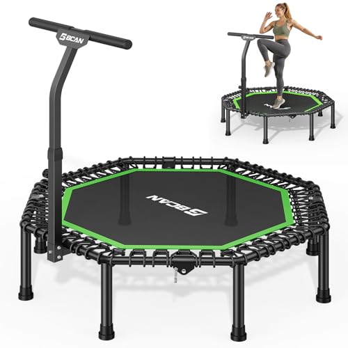 BCAN 51" Octagonal Mini Trampoline, Max Load 450 LBS Fitness