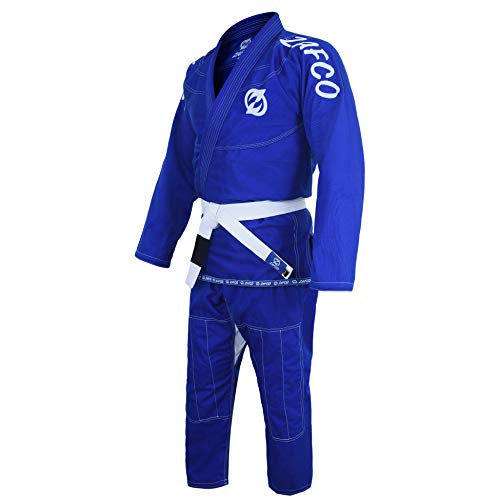 Brazilian Jiu Jitsu Gi BJJ Gi for Men & Women Grappling gi Uniform Kimonos Light, Preshrunk, with White Belt