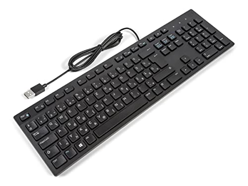 DELL KB212-B Clavier USB Noir robuste pour remplacer votre vieux clavier usé