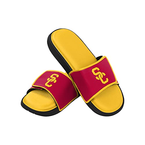 FOCO USC Trojans NCAA Mens Foam Sport Slide Sandals – L