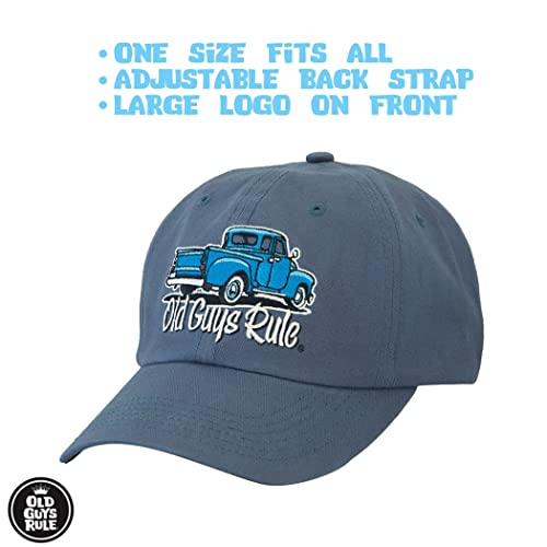 Image of OLD GUYS RULE Men's Baseball Cap, It Took Decades - Father's Day, Birthday Gift - Funny Hat for Vintage Truck Enthusiasts