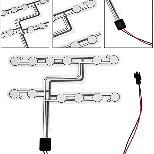 Krondo Universal Car Seat Pressure Sensor, Safety Belt Warning Reminder Pad Occupied Seated Alarm Accessory Plastic Seat Pressure Sensor thumb #3