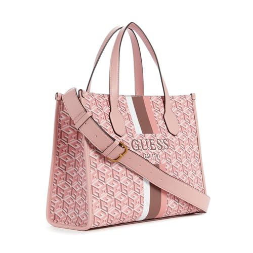 Image of GUESS Women's Printed Tote Bag| Ladies Purse Handbags | Gift For Ladies