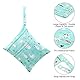 BelleStyle Windeltasche, Wickeltasche, 3 PCS Wetbag Organiser Beutel Naßtasche Baby Wiederverwendbare Wasserdicht Waschbar Reißverschluss groß für Kleinkind Windeln Reisen Gym Strand Pool (Blau)