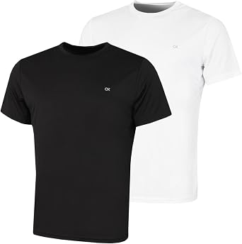 Calvin Klein Mens 2026 2 Pack Lightweight Wicking Performance Tech T-Shirt