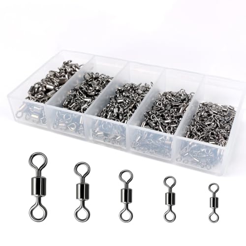 Set de accesorios para pescar con 200 piezas variadas miniatura 1